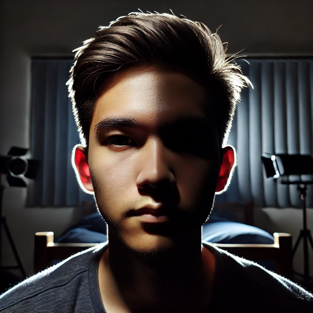 Negative example of bad lighting
